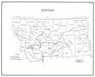 Index Map, Montana State Atlas 1950c